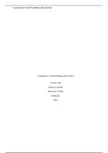 Audit Planning and Control study document