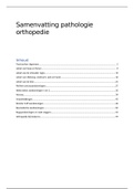 samenvatting Pathologie kwartiel 1 2 orthopedie