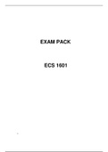 ECS1601 EXAM PACK 