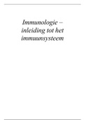 Immunologie - Hoofdstuk 1 - zowel voor farmacie als Biochemie & Biotechnologie