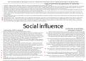 Social Influence AQA A Level Psychology Mindmaps
