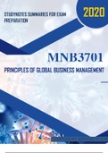 MNB3701-2023SUMMARIES NOTES COMPREHENSIVE FOR EXAM PREPARATION 