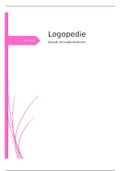 Logopedie - Spraak- en taalproblemen (8,0)