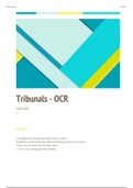 Tribunals - OCR