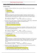 Medical Surgical Nursing Test Bank (Questions and Answers)| Already Graded A Plus|