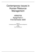 HRM 3704 (Assignment 1) Answers with Text book References 