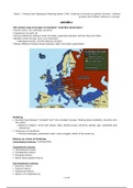 The Ordering of Europe: Lecture Notes