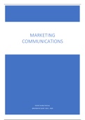 Samenvatting Marketing Communications H4,5,7,8,13&14