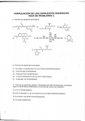 Ejercicios de formulación de química orgánica