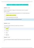 DESCRIPTION NSG 6101 Week 3 Quiz 2022&sol;2023  Which of the following is not a purpose of a research literature review for a consumer&quest; The electronic database most likely to be useful to nurse researchers is The type of information in which the researcher is