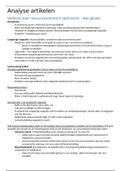 Analyse verplichte artikelen economie 2019&sol;2020