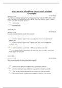 PSYC300 Week 8 Final Exam Answers and Corrections GradeAplus