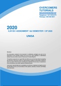 ILW1501 ASSIGNMENT 1&2 SEMESTER 1 OF 2020