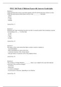 PSYC 304 Week 4 Midterm Exam with Answers GradeAplus