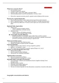 Complete samenvatting voor tentamen Bedrijf en Regio (Colleges/Aantekeningen/Literatuur)