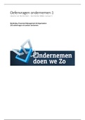 Samenvatting Ondernemen 1 &lpar;105 oefenvragen&rpar;&excl; 