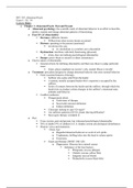 Abnormal Psychology Exam 1 Notes (Lecture & Text)
