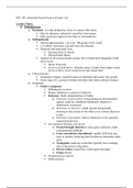 Abnormal Psychology Exam 4 Lecture Notes 