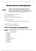 What is human resource management