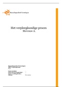 Het verpleegkundig proces PLP1 stage