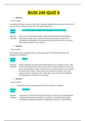 BUSI 240 quiz 8 &lpar;Version 3&rpar; Liberty University answers complete solutions&period;