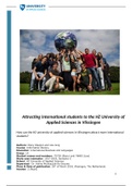Qualitative Research Final Report on Attracting international students to Universities