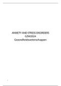 Samenvatting GGZ2024 Anxiety and Stress Disorders