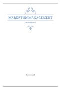 Samenvatting 'marketingmanagement' 