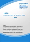 FUR2601 ASSIGNMENT 1&2 SEMESTER 1 OF 2020