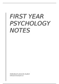 Psychology 114 and 144 notes