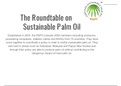The Roundtable on Sustainable Palm Oil