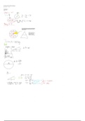 First Year Differential Calculus Summary - Derivatives 