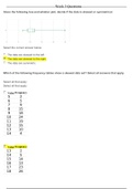 MATH 225N Week 3 Central Tendancy Question and Answers best STUDY GUIDE.