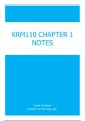 KRM110 Chapter 1 