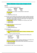 BUSN 278 : EXAM 4 Study Guide (Chapters 20-23) Complete Solution (with calculations) Already Graded A.