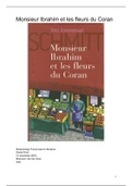 Boekverslag Monsieur Ibrahim et les fleurs du Coran