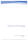 Samenvatting: Inleiding tot de macro-economie (18/20 eerste zittijd)