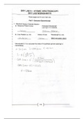 General Chemistry I (CHEM 1040) - Lab Worksheets, Lecture Notes, Exam Review