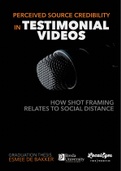 Credibility in Testimonal Videos (Specialization Production)