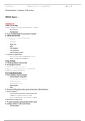 NR340 Exam 1,Study Guide, Chamberlain College of Nursing
