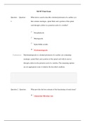 NR 507 Final Exam / NR 507 Week 8 Final Exam (2019, Latest): Chamberlain College of Nursing (Verified Answers by GOLD rated Expert, Download to Score A)
