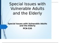 Grand Canyon University:PCN 530 Week 8 Special Issues with Vulnerable Adults and the Elderly|COMPLETED|
