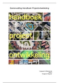 Uitgebreide samenvatting Handboek Projectontwikkeling V&M jaar 4
