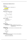 Berekeningen bedrijfseconomie 2 hoofdstuk 11 t/m 14