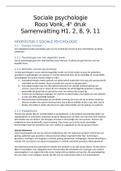 Sociale psychologie 4e druk - H1&comma; 2&comma; 8&comma; 9   11