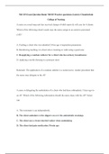 NR 325 Exam Question Bank/ NR325 Practice questions (Latest): Chamberlain College of Nursing