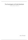 Chapter 10 &lpar;The Sociologism of Emile Durkheim&rpar; of Revitalizing the Classics &lpar;Simmons 2013&rpar;