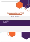 Vroegmoderne Tijd Nederland (VMTN) Samenvatting