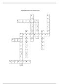 Mental Health Physical Restraint in Acute Care Crossword Puzzle 