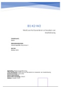 B1-K2-W2 Werkt aan het bevorderen en bewaken van kwaliteitszorg